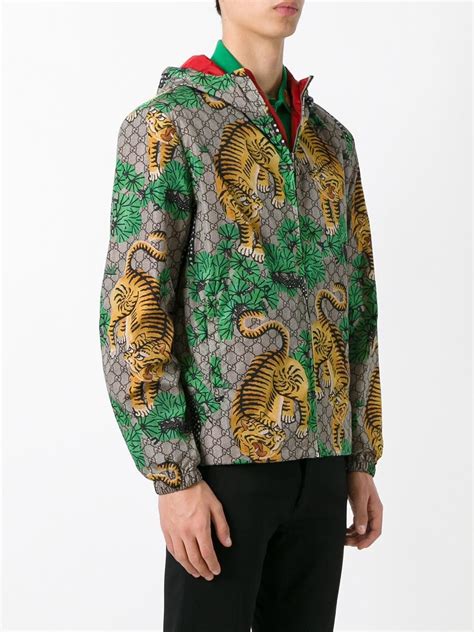 gucci bengal jacket|gucci tiger bomber coat.